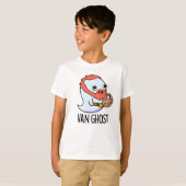 Van Ghost Funny Artist Ghost Pun T-shirt (Voorkant volledig)
