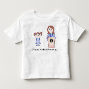 Van Girl Power naar Future Mevrouw President Kinder Shirts
