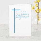 Van Godmoeder op het baptisme van de jongen, Blue Kaart (Gele Bloem)