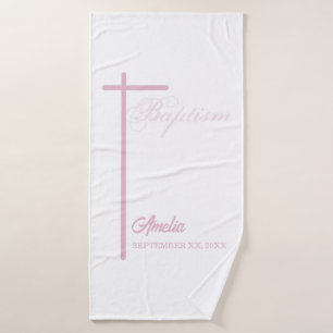 Van Godmother over de doop van het meisje geperson Badhanddoek