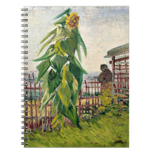 Van Gogh - Alloment met Zonnebloem Notitieboek
