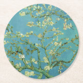 Van Gogh | Almond Blossom | 1890 Ronde Kartonnen Onderzetter (Voorkant)