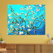 Van Gogh - Almond Blossom Canvas Afdruk (Insitu (Woonkamer))