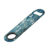 Van Gogh Almond Blossom Dark Blauwgroen Speed Flessenopener (Achterkant Gekanteld)