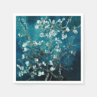 Van Gogh Almond Blossom : Donker Blauwgroen