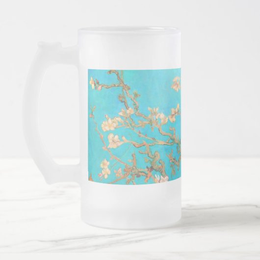 Van Gogh Almond Blossom Matglas Bierpul (Links)
