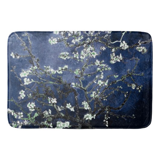 Van Gogh Almond Blossom Midnight Blue Badmat (Voorkant)