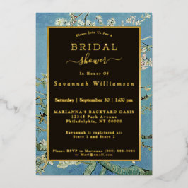 Van Gogh Almond Blossom Painting Vrijgezellenfeest Folie Uitnodiging