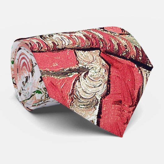 Van Gogh Almond Blossom Peach Stropdas (Opgerold)