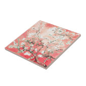 Van Gogh Almond Blossom Peach Tegeltje (Zijkant)