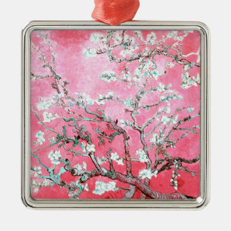 Van Gogh Almond Blossom Pink Blue Metalen Ornament