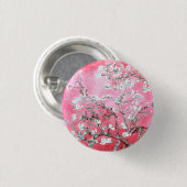 Van Gogh Almond Blossom Pink Blue Ronde Button 3,2 Cm (Voorkant /achterkant)