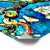 Van Gogh - Almond Blossom Poster (Hoek)