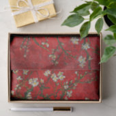 Van Gogh Almond Blossom Red Tissuepapier (Geschenk)