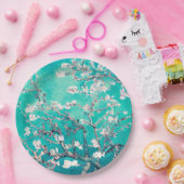 Van Gogh Almond Blossom Turquoise Papieren Bordje (Feest)