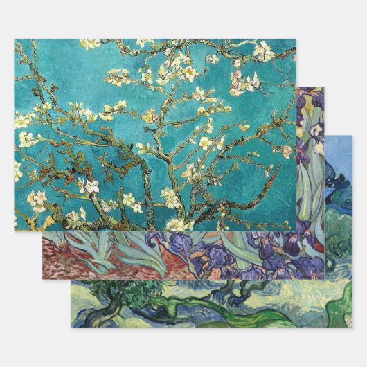 Van Gogh Almond Blossoms Classic Impressionism Inpakpapier Vel (Set)