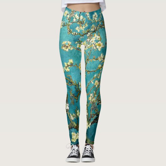 Van Gogh Almond Blossoms Classic Impressionism Leggings (Voorkant)
