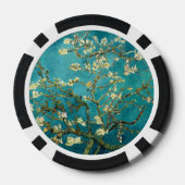 Van Gogh Almond Blossoms Classic Impressionism Poker Chips (Achterkant)