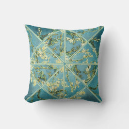 Van Gogh Almond Tree Gefractioneerde Pillow Kussen