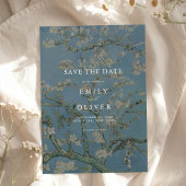 Van Gogh Amandelbloesem Bloemenbruiloft Save The Date