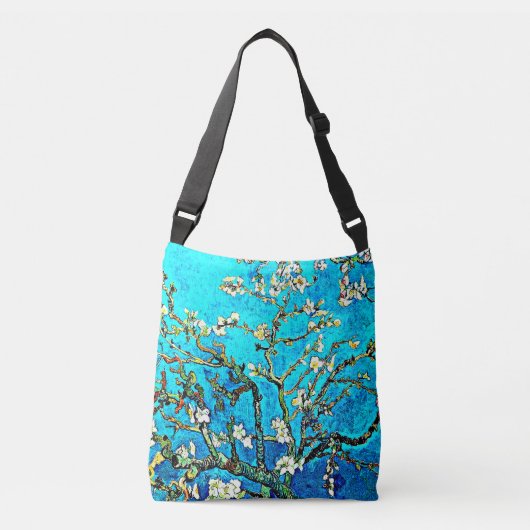 Van Gogh - Amandelbloesem Crossbody Tas (Voorkant)