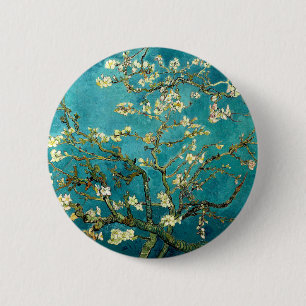 Van Gogh Amandelbloesem Klassiek impressionisme Ronde Button 5,7 Cm