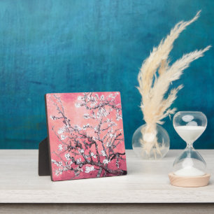 Van Gogh Amandelbloesem perzik roze Fotoplaat