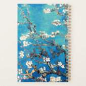 Van Gogh Amandelbloesems heldere turkoois Planner (Achterkant)