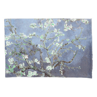 Van Gogh Amandelbloesems Staal Blauw Kussensloop