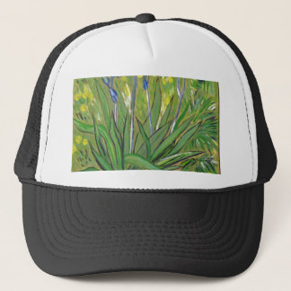 Van Gogh art Irises, acrylreproductie Trucker Pet