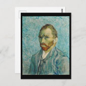 Van Gogh, Autoportrait, Carte postale Art (Devant / Derrière)