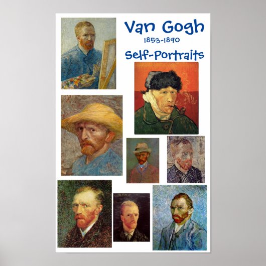 Van Gogh, Autoportraits, Poster (Devant)