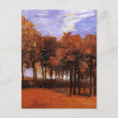 Van Gogh - Autumn Landscape, Briefkaart (Voorkant)