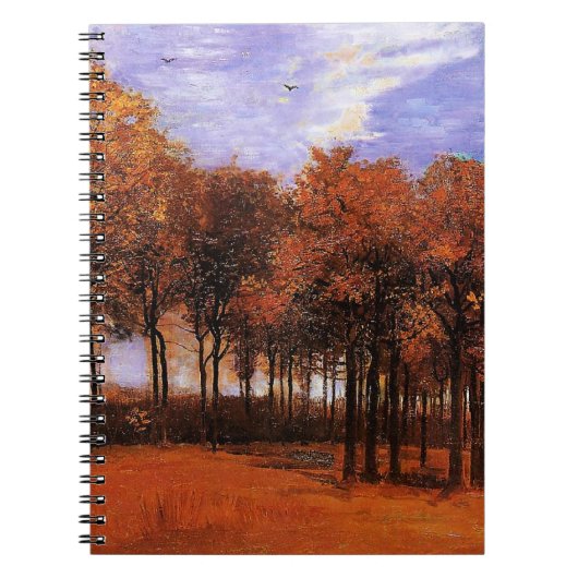 Van Gogh - Autumn Landschap Notitieboek (Voorkant)