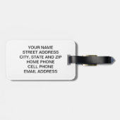 Van Gogh Bagagelabel - Pas het aan! (Achterkant horizontaal)