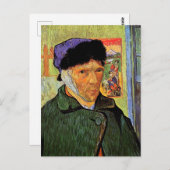 van Gogh Bandaged Ear Briefkaart (Voorkant / Achterkant)
