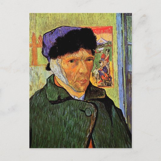van Gogh Bandaged Ear Briefkaart (Voorkant)