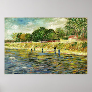 Van Gogh Banks of the Seine (F293) Fine Art Poster