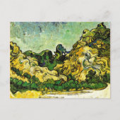 Van Gogh - Berglandschap in Saint-Remy Briefkaart (Voorkant)