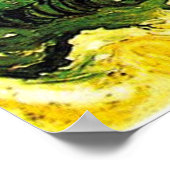 Van Gogh - Berglandschap in Saint-Remy Poster (Hoek)