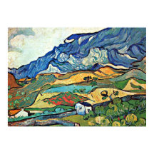 Van Gogh - Berglandschap Les Alpilles