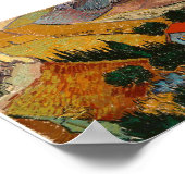 Van Gogh beroemd schilderhuis en Plowman Poster (Hoek)