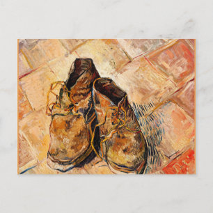 Van Gogh beroemd schilderij, Shoes, Briefkaart
