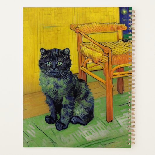 Van Gogh Black Cat (Dos)