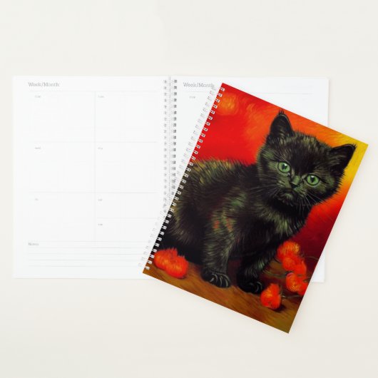 Van Gogh Black Kitten (Devant avec enveloppe)