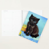 Van Gogh Black Kitten avec fils (Devant avec enveloppe)