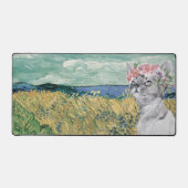 Van Gogh Blé Field et Fancy Cat (Recto)