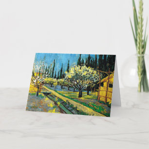 van gogh - Bloeiende boomgaard, Kaart
