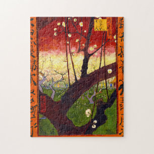 Van Gogh bloeiende krottenboom na Hiroshige Legpuzzel