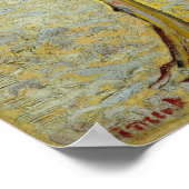 Van Gogh - bloeiende perenboom Poster (Hoek)